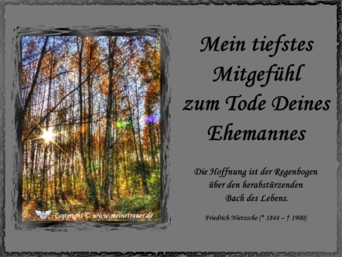 trauerkarte-ehemann_006 - Trauerforum - Meine Trauer - Gedenkseite ...